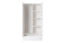 Kledingkast massief grenen, wit gelakt Junco 08B - Afmetingen 195 x 102 x 59 cm (H x B x D)