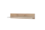 kinderkamer / tienerkamer - hangplank / wandplank Alard 08, kleur: eiken / wit - afmetingen: 15 x 80 x 20 cm (h x b x d)