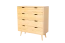 Ladekast /dressoir massief grenen natuur Aurornis 33 - Afmetingen: 104 x 96 x 40 cm (H x B x D)