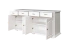 dressoir / ladekast massief grenen, wit gelakt Pipilo 15 - Afmetingen: 88 x 182 x 54 cm (H x B x D)