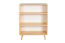 Open kast / boekenkast massief grenen natuur Aurornis 24 - Afmetingen: 125 x 96 x 40 cm (H x B x D)