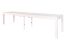 Uitschuifbare eettafel, kleur: wit - Afmetingen: 140 - 340 x 90 cm (L x D)
