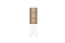 Vitrine kast Hohgant 09, kleur: eiken / wit - 209 x 50 x 42 cm (H x B x D)