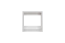wandrek / hangplank Milo 44, kleur: wit, kleur - 37 x 37 x 25 cm (h x b x d)