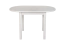 Tisch Kiefer massiv Vollholz weiß lackiert Junco 231A (rund) - 120 x 75 cm (B x T)