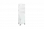 openkast Tellin 05, kleur: wit / wit hoogglans - Afmetingen: 190 x 50 x 40 cm (h x b x d)