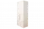 Draaideurkast / kledingkast Siumu 03, kleur: beige / beige hoogglans - 224 x 92 x 56 cm (h x b x d)