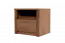 Nachtkastje Selun 22, kleur: eiken donkerbruin - 40 x 50 x 46 cm (h x b x d)