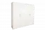 Draaideurkast/kast Falefa 01, kleur: wit - Afmetingen: 225 x 251 x 58 cm (H x B x D)