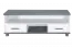 Jeugdkamer / tienerkamer - TV-onderkast Hermann 09, kleur: wit gebleekt / grijs, deels massief - 51 x 140 x 40 cm (H x B x D)