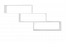 wandrek / hangplank massief grenen wit gelakt Junco 280 - Afmetingen 85 x 180 x 20 cm