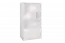 Jeugdkamer / tienerkamer - kast Alard 04, kleur: wit - Afmetingen: 151 x 80 x 40 cm (h x b x d)
