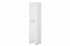 Draaideurkast / kledingkast Poten 01, kleur: wit - 209 x 50 x 37 cm (H x B x D)