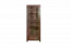 Vitrine Sardona 10, kleur: bruin eiken - 186 x 70 x 44 cm (h x b x d)
