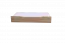 onderschuifbed / extra slaapplaats voor tienerbed / jeugdbed Hermann 01, massief grenen kleur: wit gebleekt / walnoten,  - 90 x 190 cm (B x L)