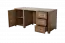 Sardona 02 bureau, kleur: eiken bruin - 80 x 167 x 62 cm (h x b x d)