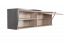 Hangkast Sichling 11, kader links, kleur: eiken bruin - Afmetingen: 38 x 120 x 31 cm (H x B x D)