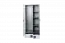 Jeugdkamer / tienerkamer - draaideurkast / kleerkast Elias 01, kleur: wit / grijs - afmetingen: 187 x 80 x 52 cm (h x b x d)