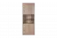 Kast / kabinet "Kontich" 06, kleur: truffel eiken - Afmetingen: 212 x 80 x 35 cm (h x b x d)