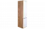 Jeugdkamer / tienerkamer - Kast Alard 02, kleur: eiken / wit - Afmetingen: 195 x 45 x 52 cm (H x B x D)