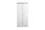 Draaideurkast / kledingkast Segnas 07, kleur: wit grenen / eiken bruin - 198 x 90 x 53 cm (h x b x d)