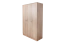 Draaideurkast / kledingkast Sidonia 04, kleur: eiken bruin - 200 x 123 x 53 cm (h x b x d)