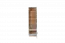 Vitrinekast "Tinlot" 02, deurscharnier rechts, wit / walnoten - afmetingen: 193 x 55 x 40 cm (H x B x D)