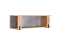 wandrek / hangplank Atule 08, kleur: eiken / grijs - Afmetingen: 28 x 100 x 24 cm (H x B x D)