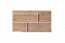 Tienerkamer / jongerenkamer - wandrek / hangplank  Alard 12, kleur: eiken / wit - afmetingen: 60 x 110 x 20 cm (h x b x d)