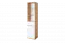 Jeugdkamer / tienerkamer - kast Alard 03, kleur: eiken / wit - Afmetingen: 195 x 45 x 40 cm (h x b x d)