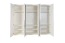 draaideurkast / kleerkast met lijsten Siumu 25 , kleur: Wit / Wit hoogglans - 226 x 277 x 60 cm (H x B x D)
