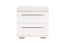 Nachtkastje Siumu 18, kleur: wit / wit hoogglans - 43 x 45 x 40 cm (h x b x d)