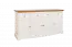 Ladekast / dressoir Gyronde 04, massief grenen, kleur: wit/eiken - 85 x 167 x 45 cm (H x B x D)