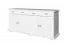 dressoir / ladekast massief grenen, wit gelakt Pipilo 15 - Afmetingen: 88 x 182 x 54 cm (H x B x D)