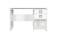Bureau 28, kleur: wit - Afmetingen: 74 x 125 x 60 cm (H x B x D)