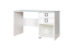 Bureau 28, kleur: wit - Afmetingen: 74 x 125 x 60 cm (H x B x D)