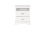 Nachtkästchen Sentis 28, Farbe: Kiefer Weiß - 68 x 58 x 40 cm (H x B x T)