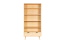 Open kast / boekenkast massief grenen natuur Aurornis 21 - Afmetingen: 200 x 96 x 40 cm (H x B x D)