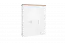 draaideurkast / kledingkast Lotofaga 15, kleur: Wit / Noten - 227 x 181 x 59 cm (H x B x D)