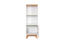 Boekenkast Panduros 07, kleur: wit grenen / eiken bruin - Afmetingen: 128 x 45 x 40 cm (H x B x D)