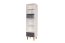 Jeugdkamer / tienerkamer - open kast Syrina 06, kleur: wit / grijs - Afmetingen: 202 x 54 x 45 cm (h x b x d)