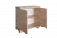dressoir / ladekast "Temerin" kleur Sonoma eiken 02 - Afmetingen: 85 x 90 x 42 cm (H x B x D)