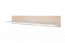 wandrek / hangplank Amanto 9, kleur: wit / Essen - 15 x 90 x 18 cm (h x b x d)