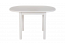 Tafel massief wit grenen gelakt Junco 231A (rond) - 120 x 75 cm (B x D)