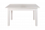 Uitschuifbare massief grenen tafel wit gelakt Junco 236C (hoekig) - 75 x 140 / 175 cm (b x l)