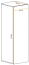 Modern wandmeubel Fardalen 08, kleur: Eik Wotan - Afmetingen: 120 x 30 x 30 cm (H x B x D), met push-to-open functie
