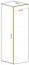 moderne hangkast Kongsvinger 02, kleur: Wotan eik - afmetingen: 120 x 30 x 30 cm (H x B x D), met voldoende opbergruimte.