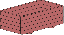Bloemenbak Purpurea rechthoekig klein incl. stoffen inleg - afmetingen: 90 x 50 x 31 cm (B x D x H)